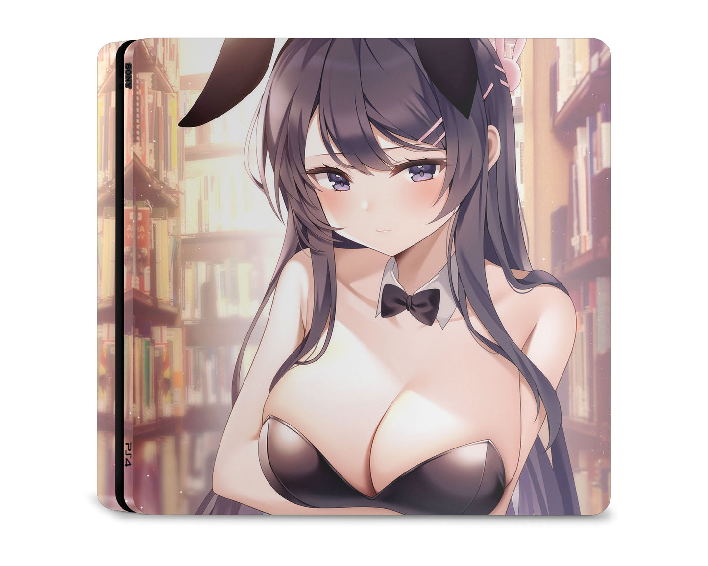 Anime Town Creations PS4 Mai Sakurajima Library PS4 Skins - Anime Rascal Does Not Dream of Bunny Girl Senpai PS4 Skin
