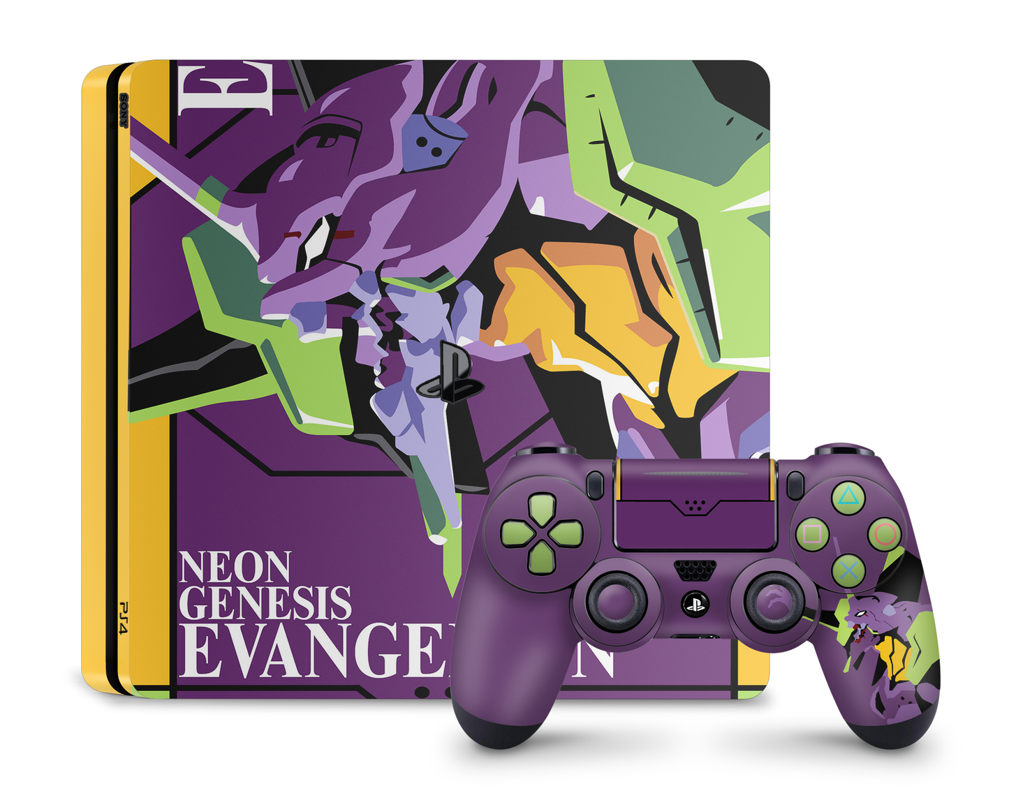 Anime Town Creations PS4 Neon Evangelion Genesis Unit 01 PS4 Skins - Anime Neon Evangelion Genesis PS4 Skin