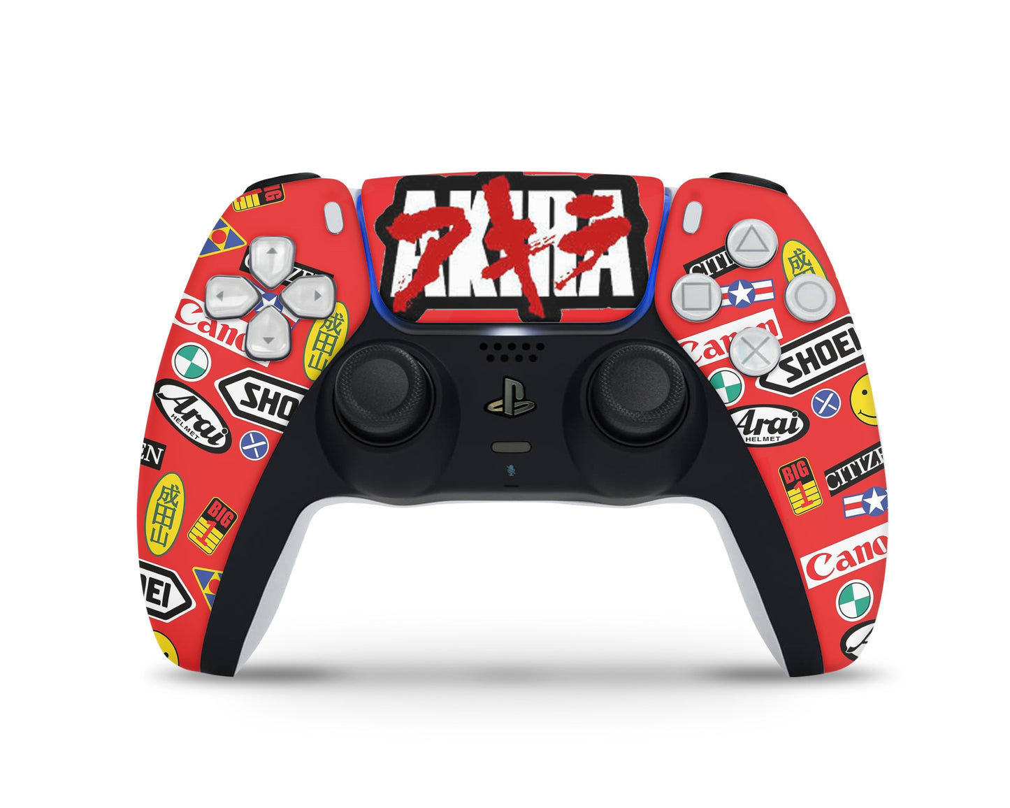 Anime Town Creations PS5 Controller Akira Classic BikerSkins - Anime Akira Skin