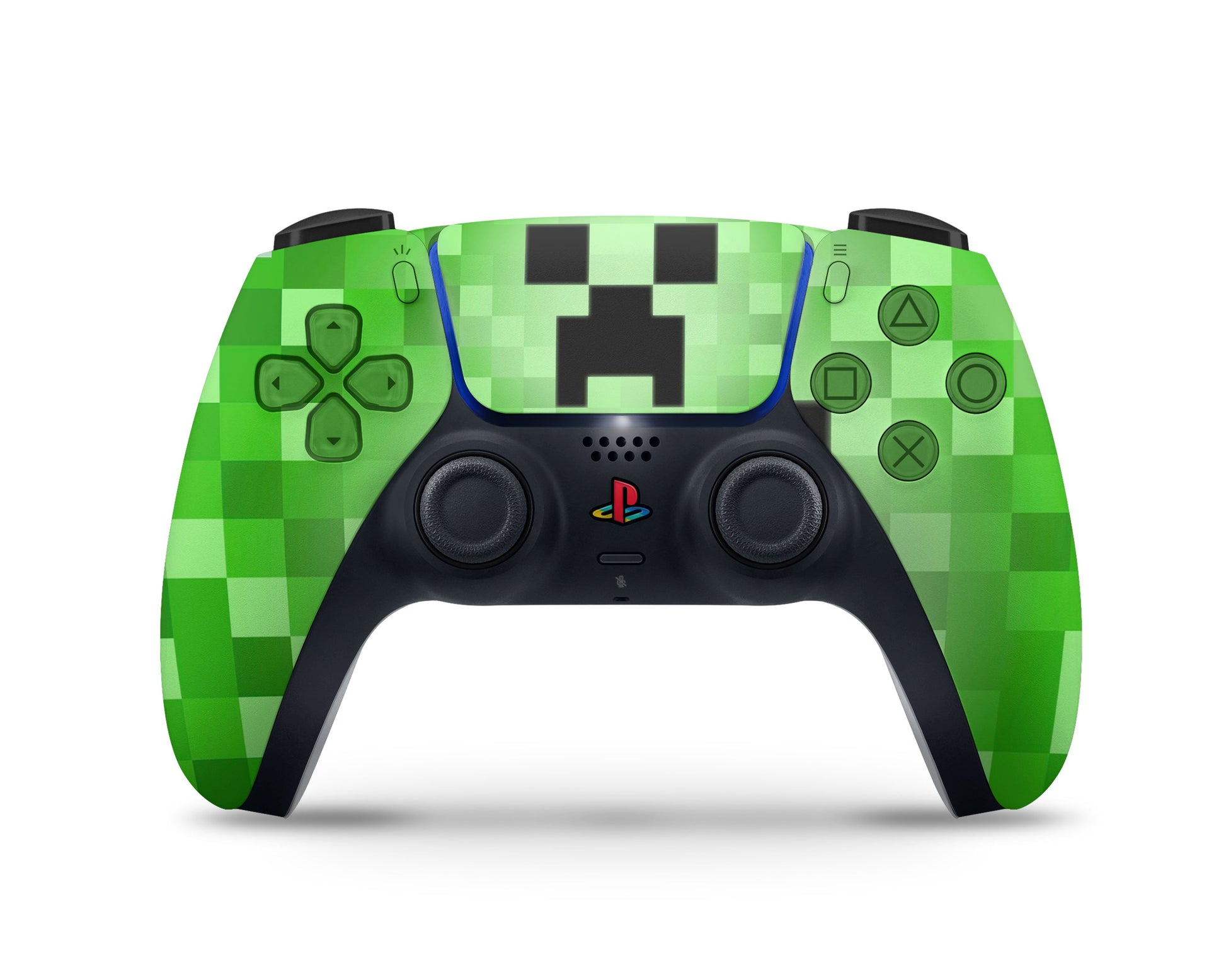 Anime Town Creations PS5 Controller Minecraft Creeper FaceSkins - Anime Minecraft Skin