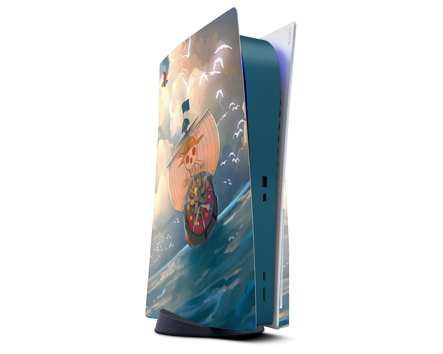 Anime Town Creations PS5 One Piece Thousand Sunny PS5 Skins - Anime One Piece PS5 Skin