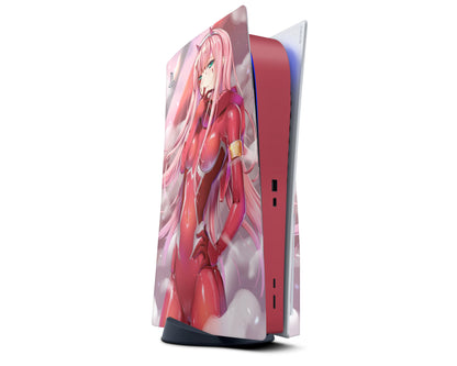 Anime Town Creations PS5 Zero Two Hot PS5 Skins - Anime Darling in the Franxx PS5 Skin