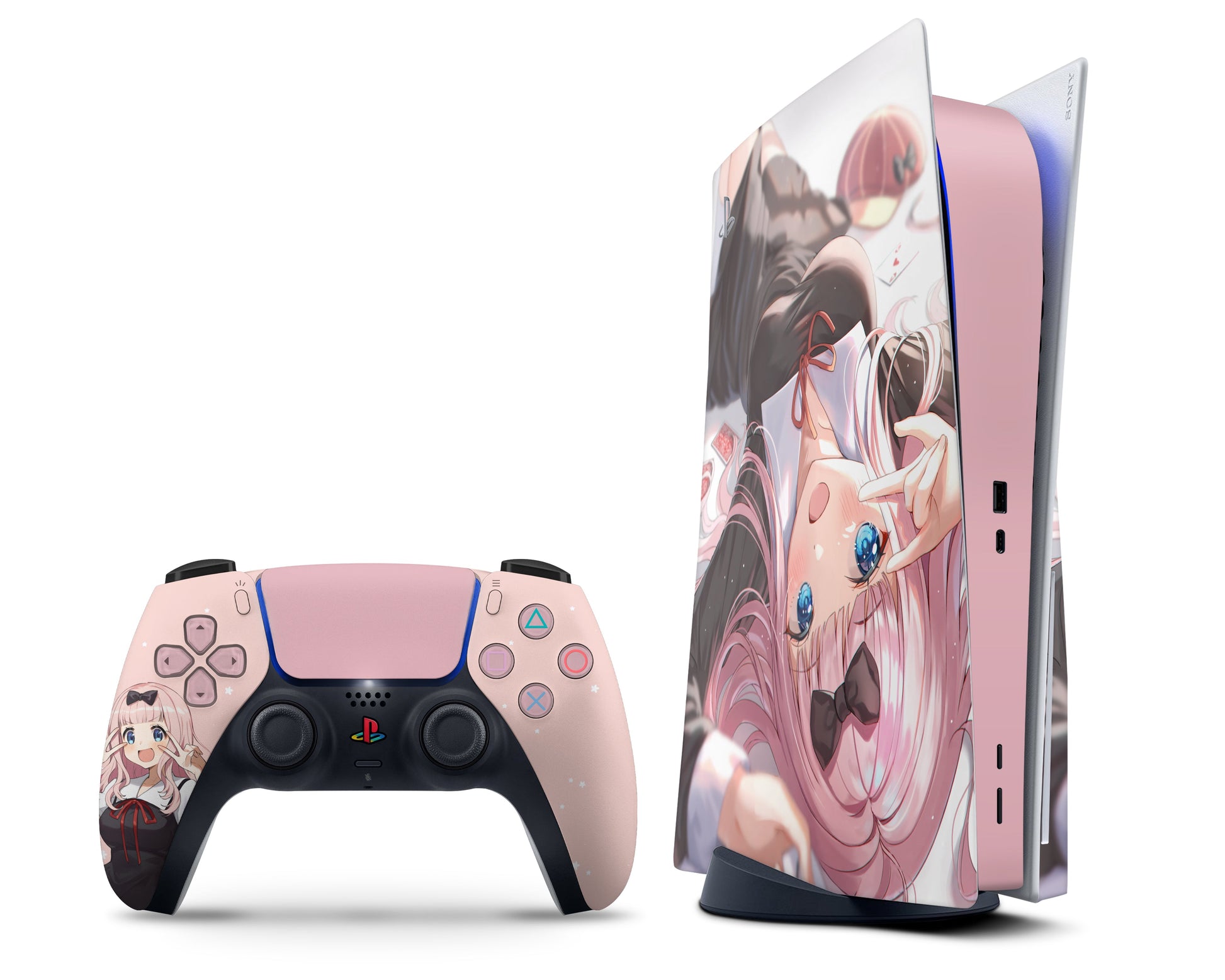 Anime Town Creations PS5 Chika Fujiwara Cute PS5 Digital Skins - Anime Love is War PS5 Skin