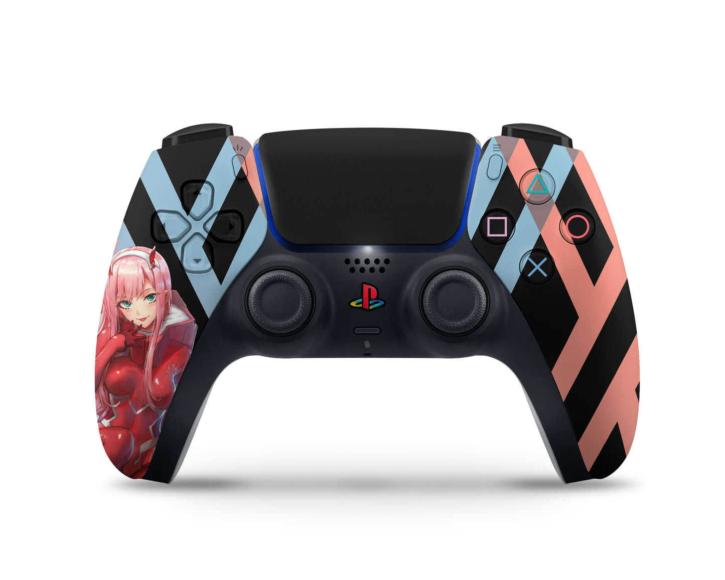 Zero Two Hot Pink PS5 Controller Skin