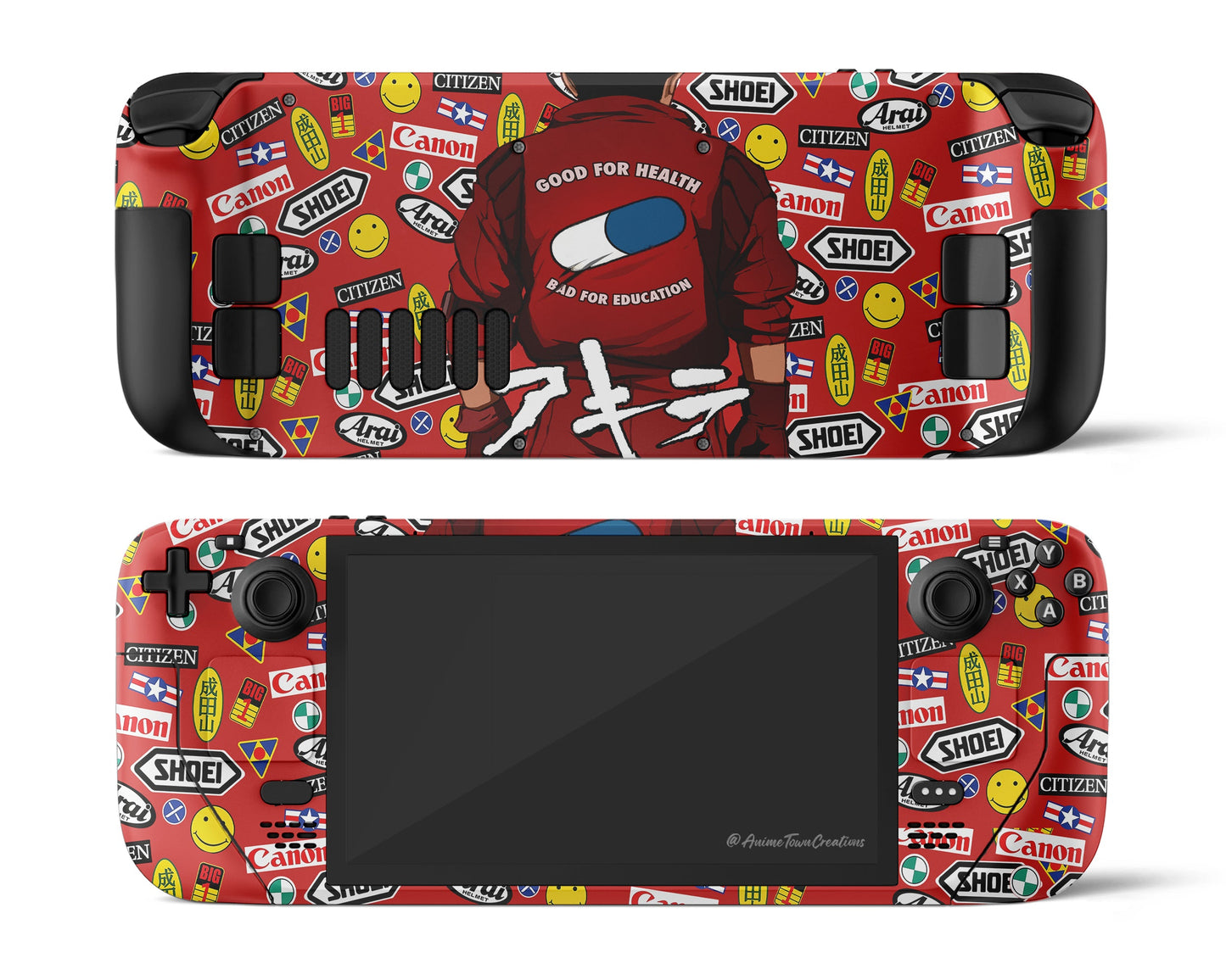 Anime Town Creations Steam Deck Akira Classic Biker Vinyl only Skins - Anime Akira Steam Deck Skin