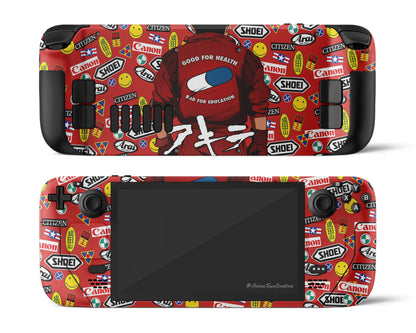 Anime Town Creations Steam Deck Akira Classic Biker Vinyl only Skins - Anime Akira Steam Deck Skin