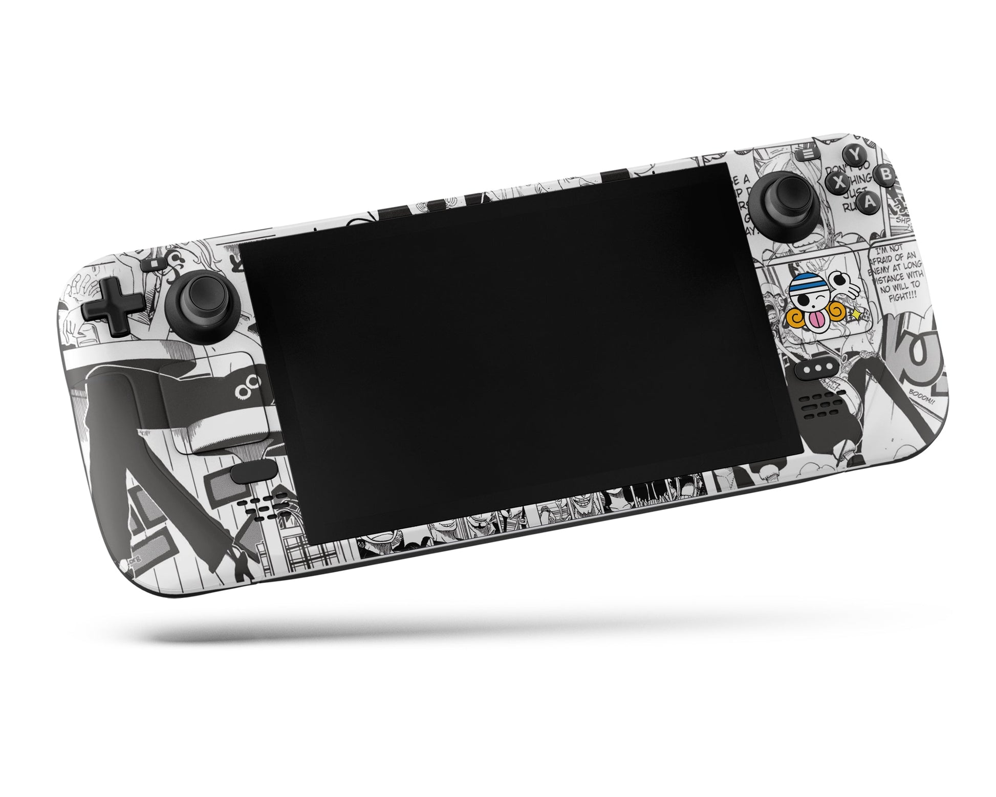 Anime Town Creations Steam Deck One Piece Nami Manga Vinyl +Tempered Glass Skins - Anime One Piece Steam Deck Skin