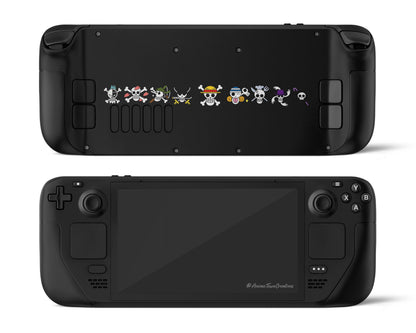 Anime Town Creations Steam Deck One Piece Jolly Roger Symbols Vinyl only Skins - Anime One Piece Steam Deck Skin