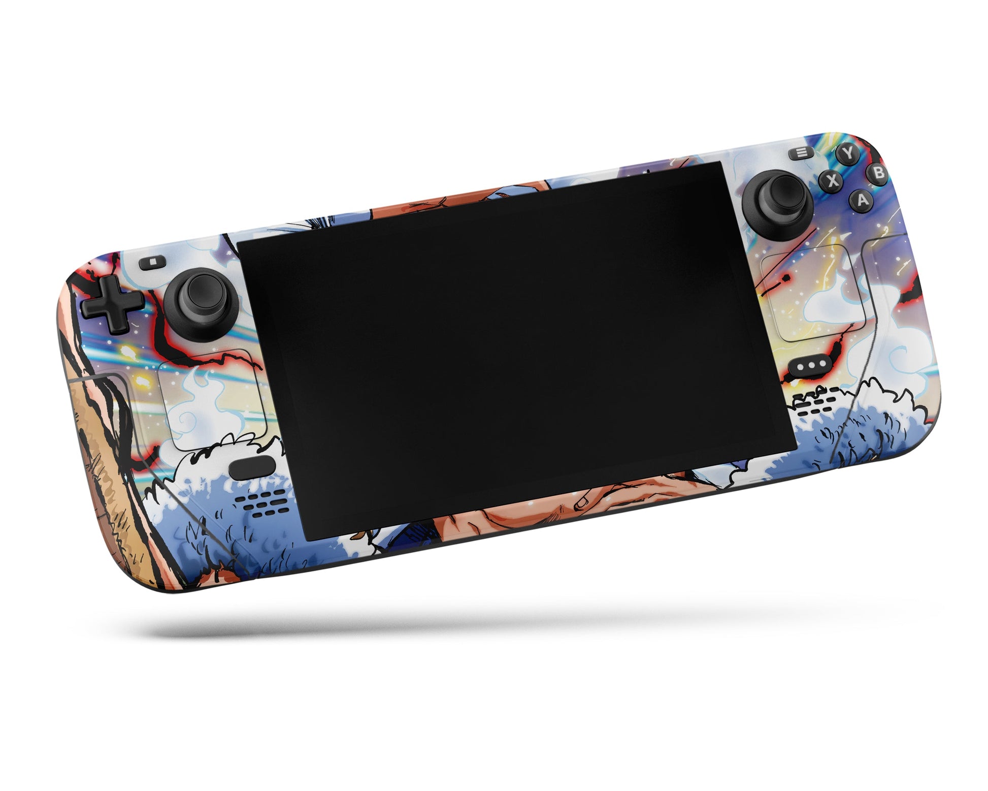 Anime Town Creations Steam Deck One Piece Luffy Gear 5 Awakening Vinyl +Tempered Glass Skins - Anime One Piece Steam Deck Skin