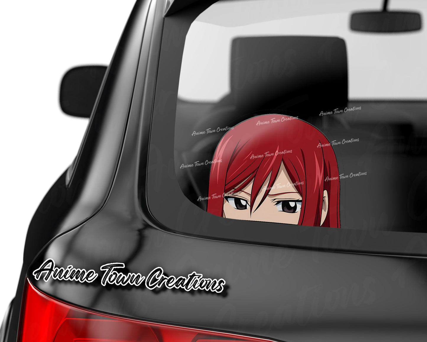 Anime Town Creations Sticker Fairy Tail Ezra Scarlet Peeker 8" Accessories - Anime Fairy Tail Sticker