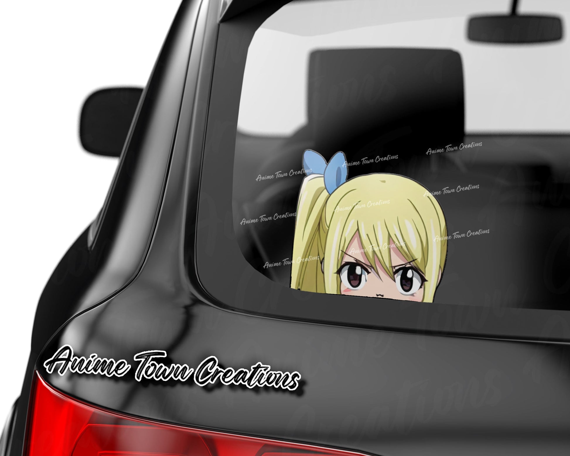Anime Town Creations Sticker Fairy Tail Lucy Heartfilia Peeker 8" Accessories - Anime Fairy Tail Sticker