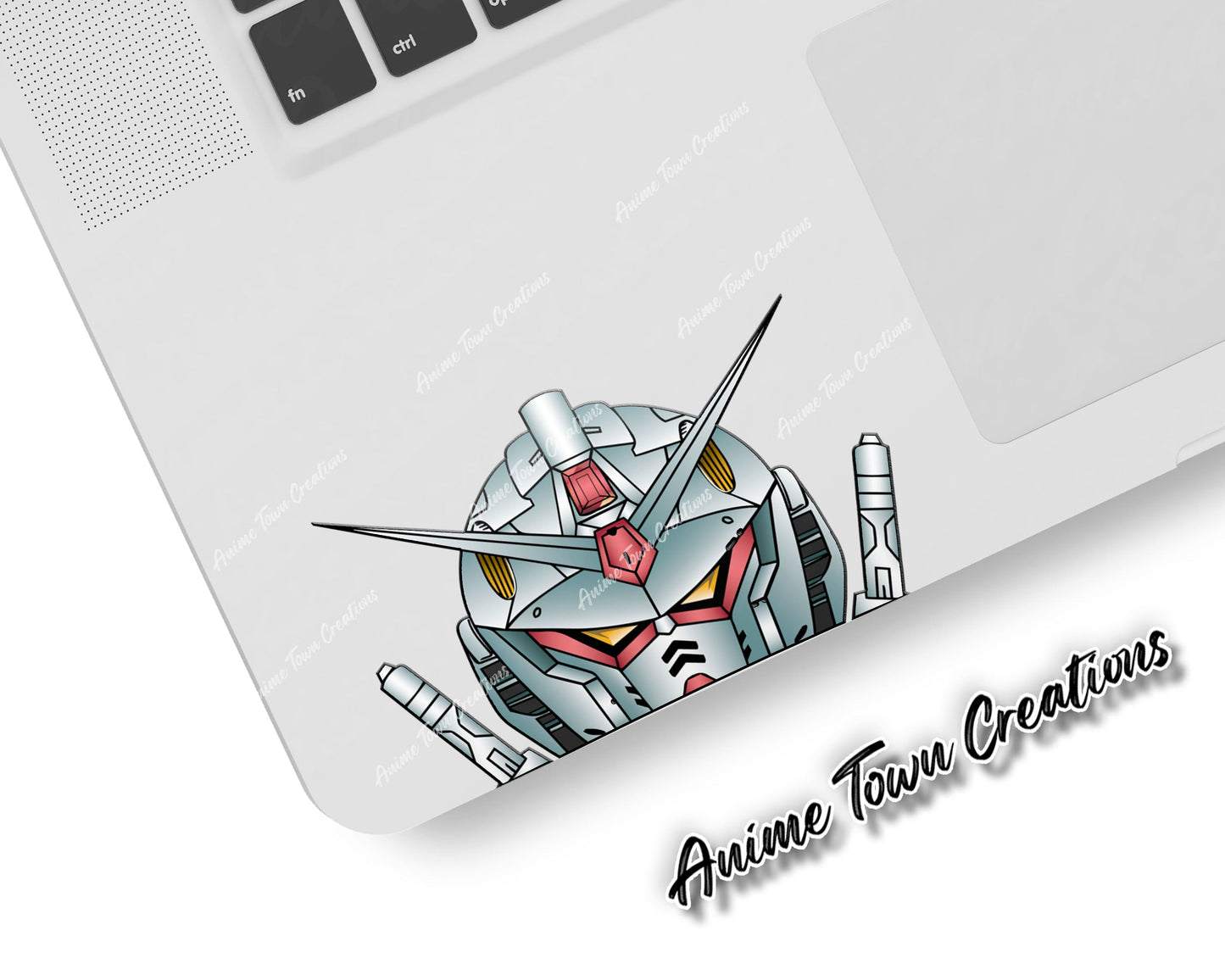 Anime Town Creations Sticker Gundam Peeker 5" Accessories - Anime Gundam Sticker