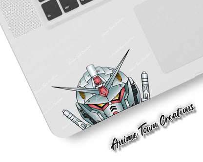 Anime Town Creations Sticker Gundam Peeker 5" Accessories - Anime Gundam Sticker