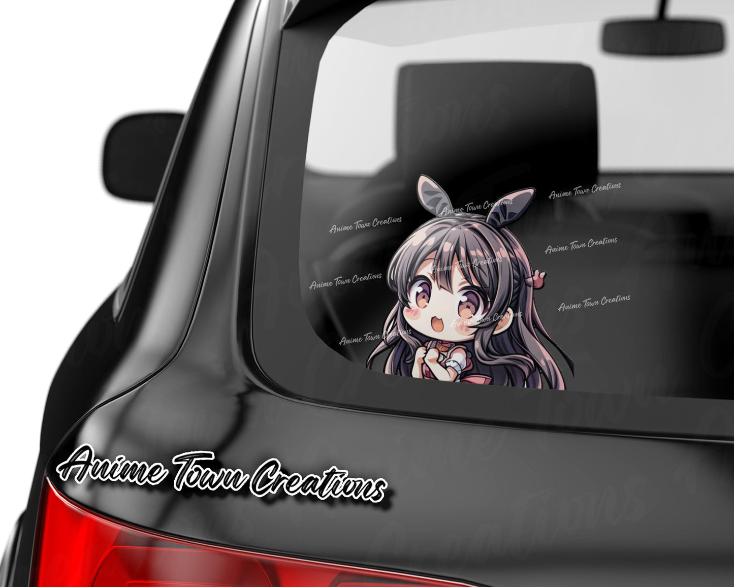 Anime Town Creations Sticker Mai Sakurajima Bunny Peeker 8" Accessories - Anime Rascal Does Not Dream of Bunny Girl Senpai Sticker