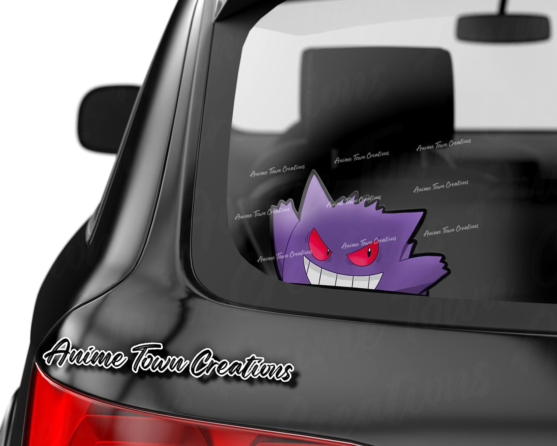 Anime Town Creations Sticker Pokemon Gengar Peeker 8" Accessories - Anime Pokemon Sticker
