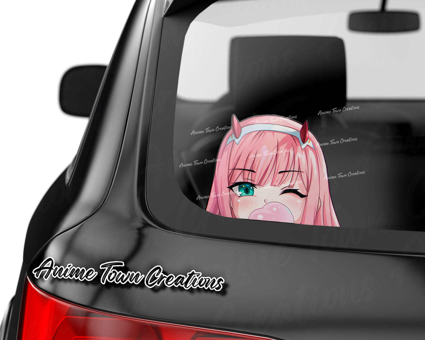 Anime Town Creations Sticker Zero Two Bubble Gum 8" Accessories - Anime Zero Two Sticker