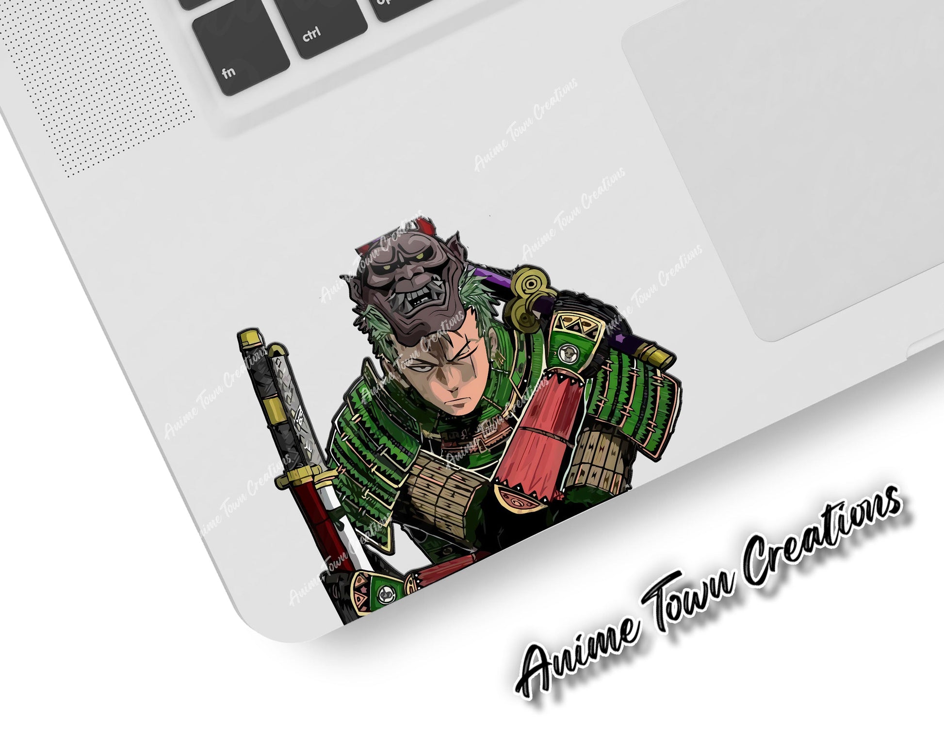 Anime Town Creations Sticker One Piece Samurai Zoro Peeker 5" Accessories - Anime One Piece Sticker