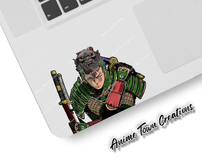 Anime Town Creations Sticker One Piece Samurai Zoro Peeker 5" Accessories - Anime One Piece Sticker