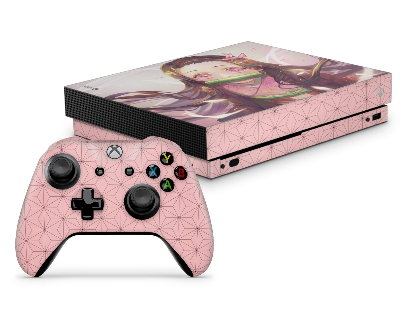 Anime Town Creations Xbox One Demon Slayer Nezuko Haori Pink Xbox One Skins - Anime Demon Slayer Xbox One Skin