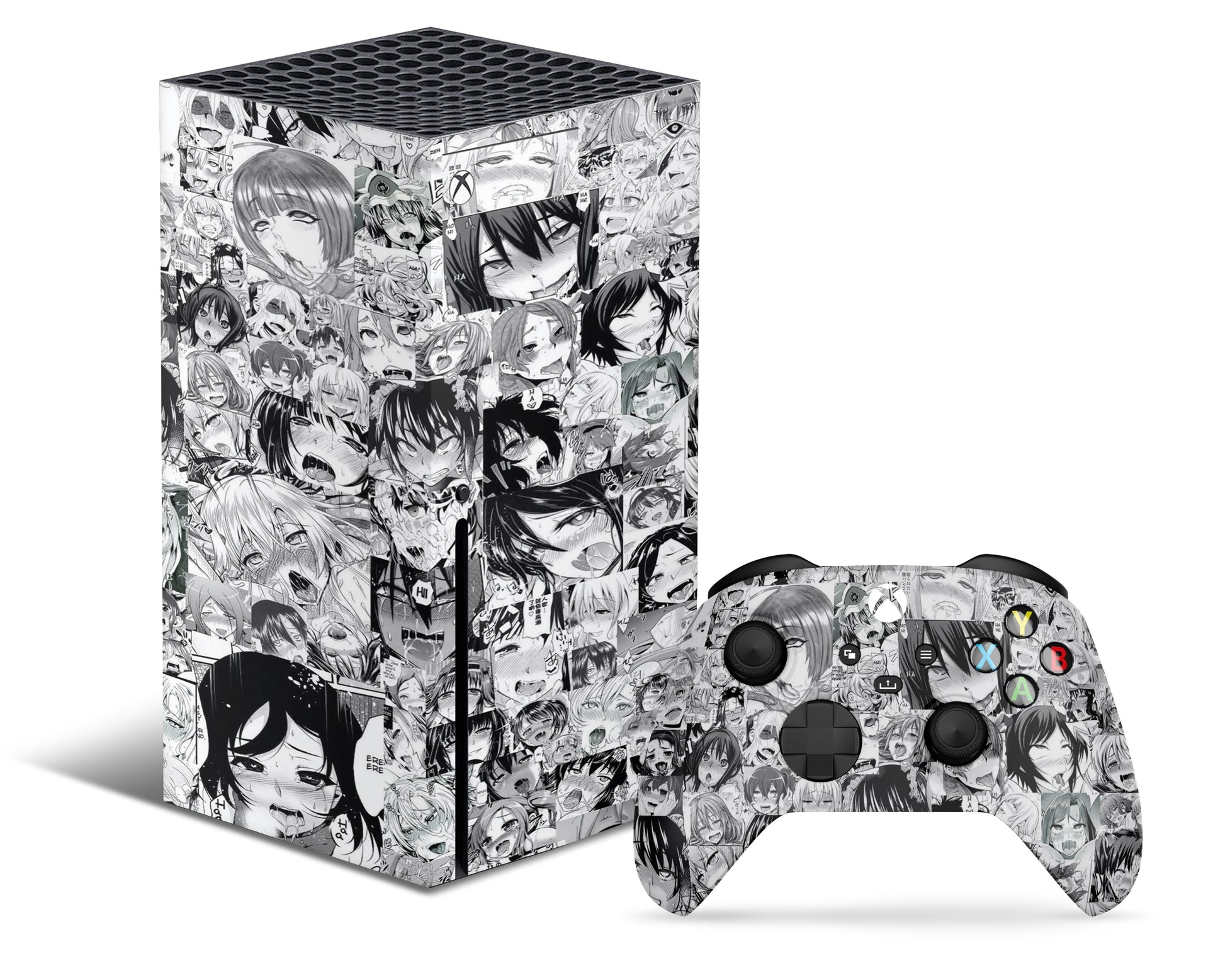 Xbox Xbox Series X Ahegao Manga Xbox Series X Skins - Anime Ahegao & S Skin