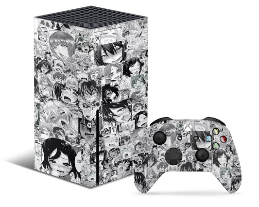Xbox Xbox Series X Ahegao Manga Xbox Series X Skins - Anime Ahegao & S Skin