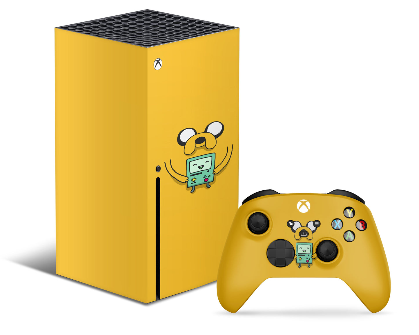 Anime Town Creations Xbox Series X Adventure Time Jake and Beemo Xbox Series X Skins - Anime Adventure Time & S Skin