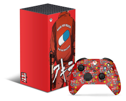 Anime Town Creations Xbox Series X Akira Classic Biker Xbox Series X Skins - Anime Akira Xbox Series X & S Skin