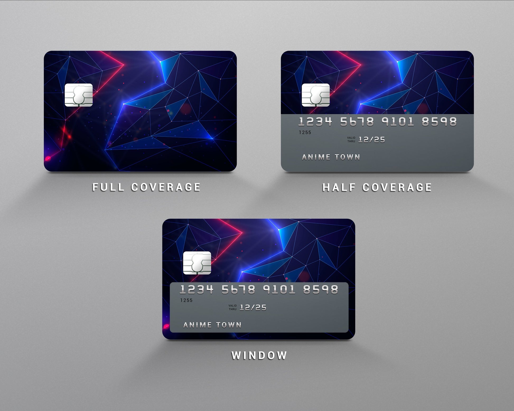 AnimeTown Credit Card Attack on Titan Survey Corps Green Minimalistic Window Skins - Anime Attack on Titan Skin