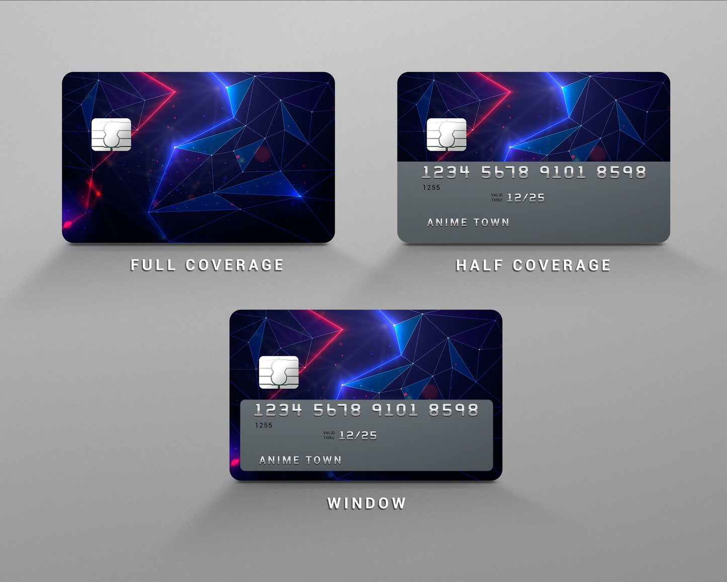 Anime Town Creations Credit Card Attack on Titan Attack Titan Minimalist Window Skins - Anime Attack on Titan Credit Card Skin